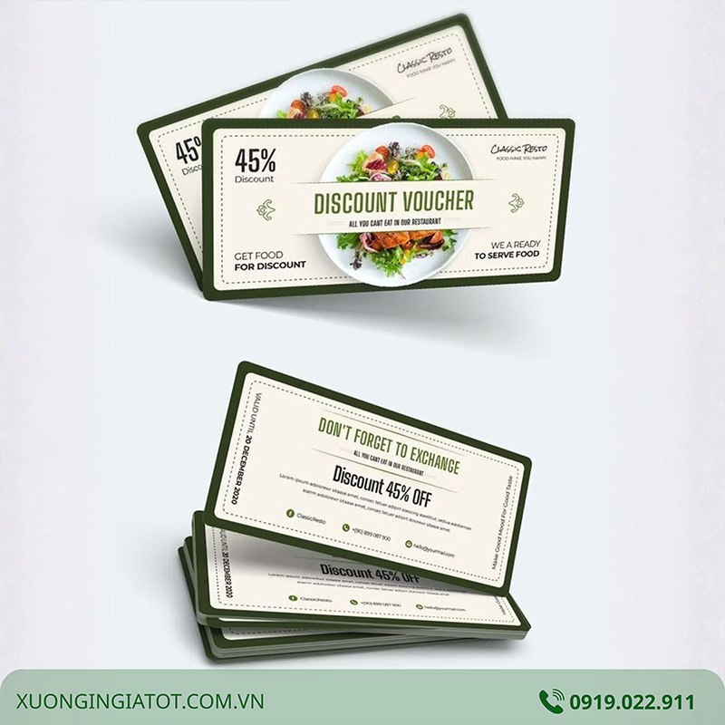 In Ấn Voucher theo yêu cầu