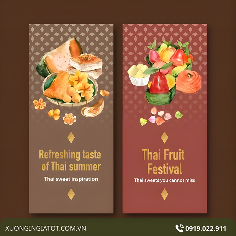 In ấn voucher với nhiều chất liệu khác nhau