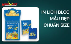 In lịch Bloc - Kích thước lịch Bloc thông dụng và những mẫu lịch in đẹp