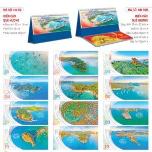 Mẫu in lịch để bàn đẹp năm 2026