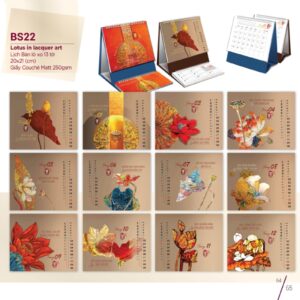 Mẫu in lịch để bàn đẹp năm 2026