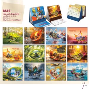 Mẫu in lịch để bàn đẹp năm 2026