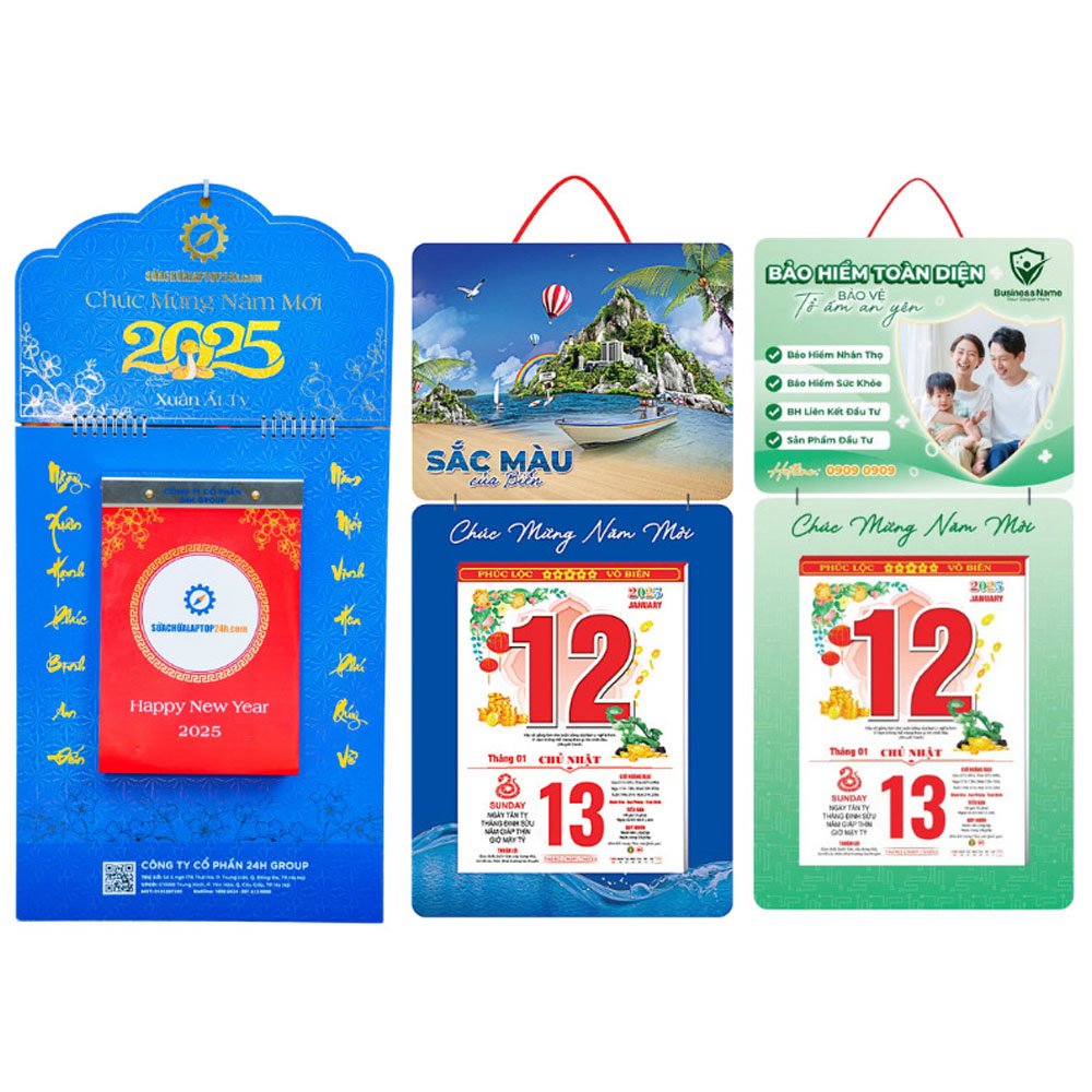 In lịch bloc cỡ trung