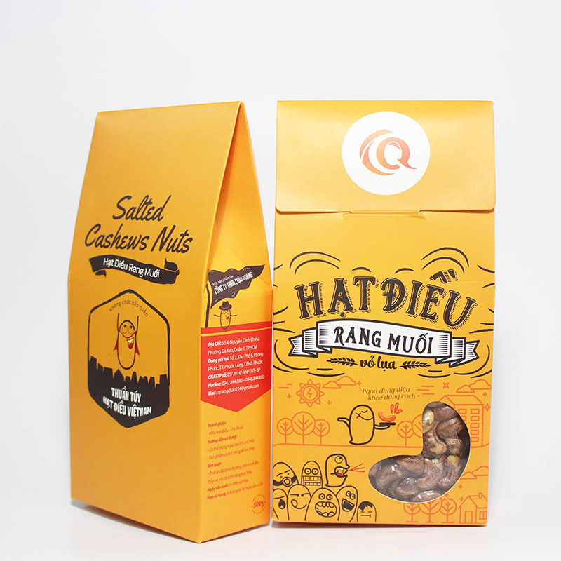 In Hộp Hạt Điều – Giải Pháp Bao Bì Chuyên Nghiệp Cho Ngành Nông Sản