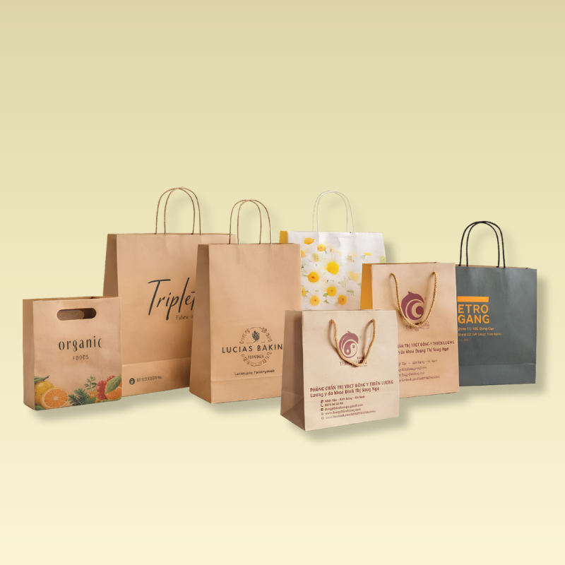 Túi giấy kraft – lựa chọn bao bì thân thiện và tối ưu chi phí