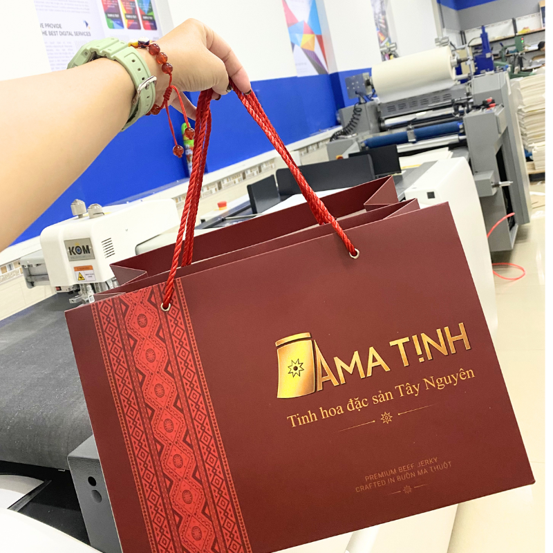 Mỗi chiếc túi giấy được khách hàng mang theo đều trở thành một "biển quảng cáo di động".