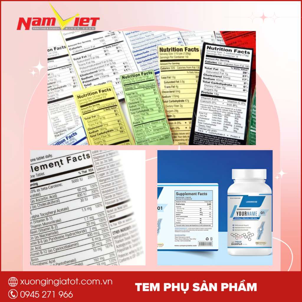 In Tem Phụ Sản Phẩm – Giải Pháp Bổ Sung Thông Tin Và Đáp Ứng Quy Định Hàng Hóa