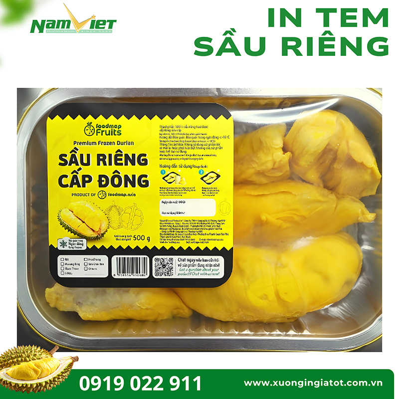 In Tem Sầu Riêng – Giải Pháp Nâng Tầm Thương Hiệu Nông Sản Chuyên Nghiệp