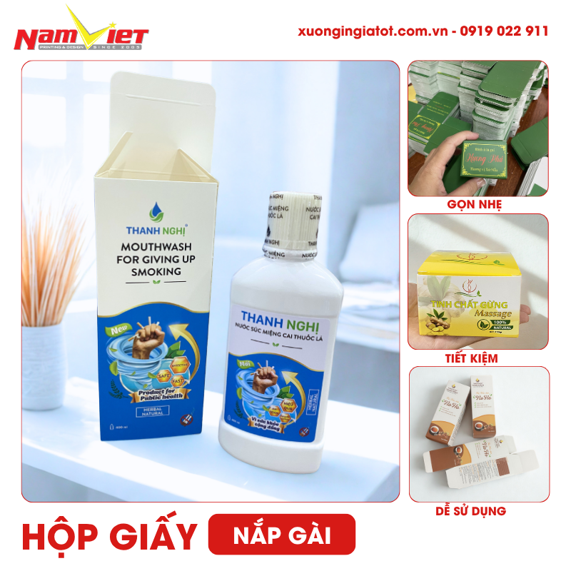 Ưu điểm của hộp nắp gài là thiết kế đơn giản, dễ sử dụng, sản xuất nhanh và có thể tối ưu chi phí.